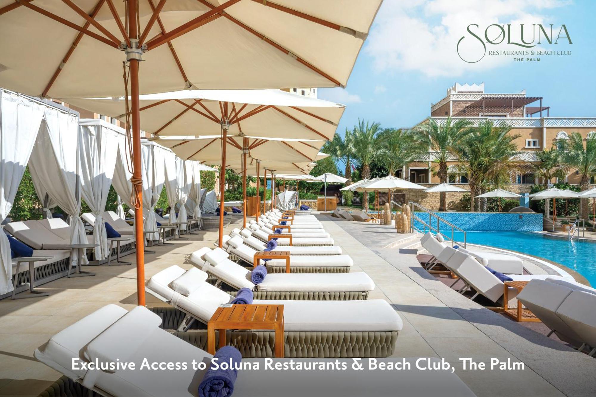 Tryp By Wyndham Dubai Hotel Ngoại thất bức ảnh Soluna Restaurants & Beach Club, The Palm