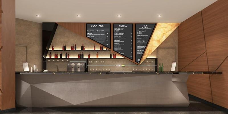 Tryp By Wyndham Dubai Hotel Ngoại thất bức ảnh Interior design of the bar